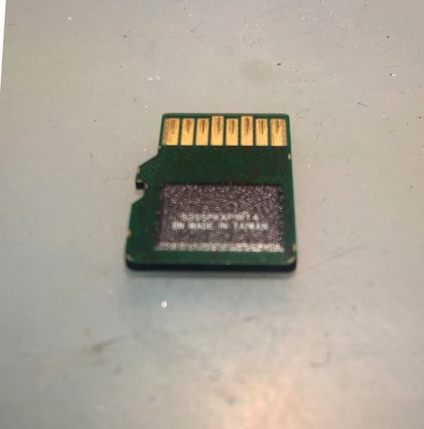 micro sd dañada